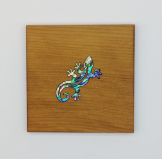 Gecko Square Coaster