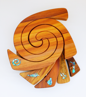 3 in 1 Tablemat - Paua Inlay