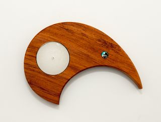Single Kiwi Candle Holder